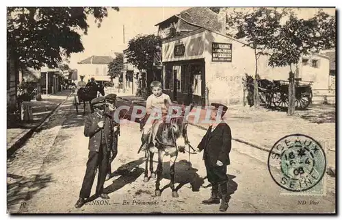 Cartes postales Robinson En Promenade Ane Enfant