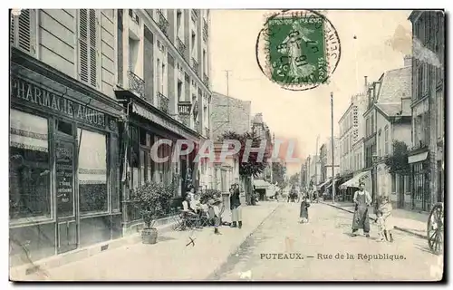 Cartes postales Puteaux Rue de La Republique