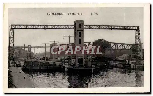 Cartes postales Suresnes Le Barrage