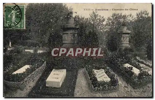 Cartes postales Asnieres Cimetiere des Chiens