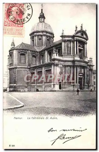 Cartes postales Namur La Cathedrale St Aubin