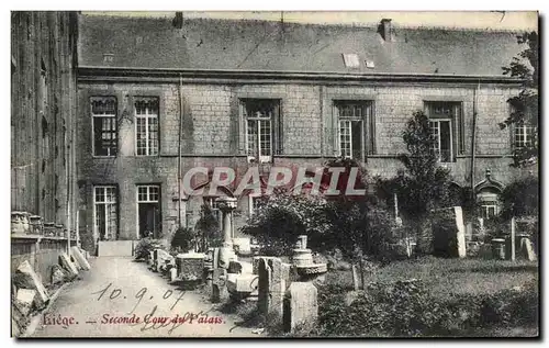 Ansichtskarte AK Liege Seconde Cour du Palais