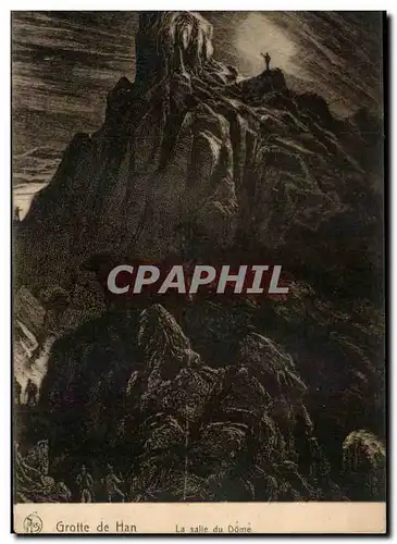 Cartes postales Grotte de Han La Salle du Dome