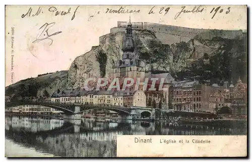 Cartes postales Dinant L Eglise et la Citadelle