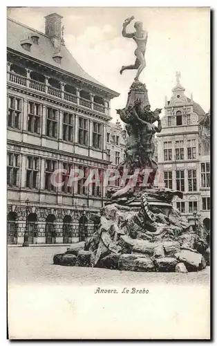 Cartes postales Anvers Le Brabo