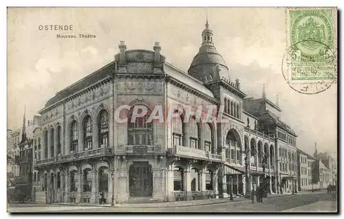 Cartes postales Ostende Nouveau Theatre