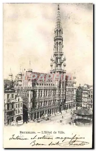 Cartes postales Bruxelles l Hotel de Ville