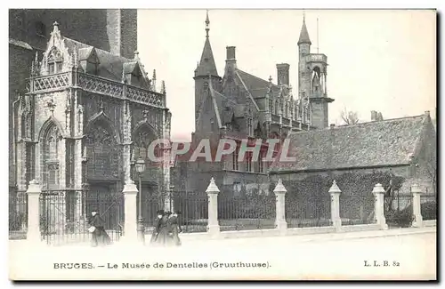 Cartes postales Bruges Le Musee de Dentelles Gruuthuuse