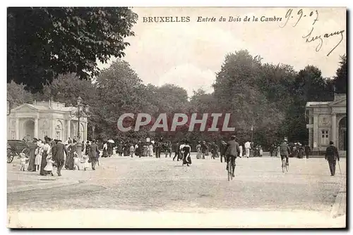 Cartes postales Bruxelles Entree de Bois de La Cambre