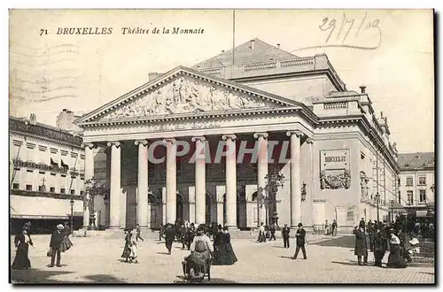 Cartes postales Bruxelles Theatre de la Monnaie
