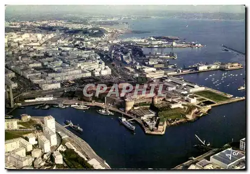 Cartes postales moderne La Bretagne En Couleurs Brest Le Chateau A L Entree De La Penfeld