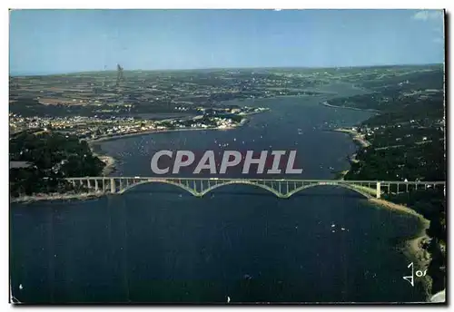 Cartes postales moderne La Bretagne En Couleurs Plougastel Daoulas Le Pont de Plougastel et L Elorn Entre Kerhuon Et Plo