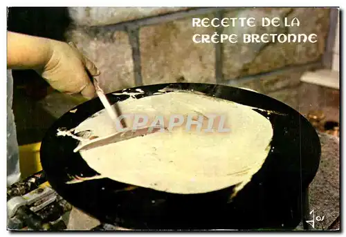 Cartes postales moderne Recette De La Crepe Bretonne