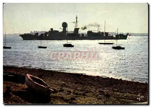 Cartes postales moderne La Bretagne En Couleurs L Aconit Bateau