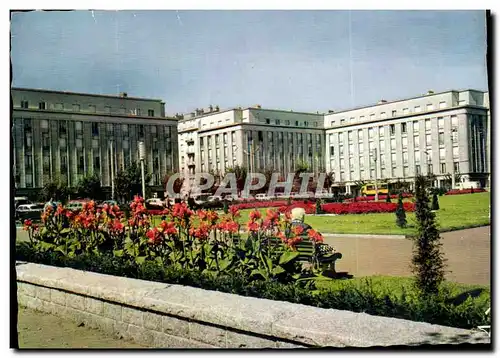 Moderne Karte La Bretagne En Couleurs Brest Place de La Liberte