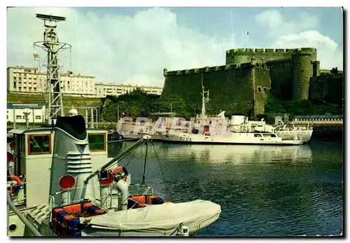 Cartes postales moderne Brest Le Chateau Bateau