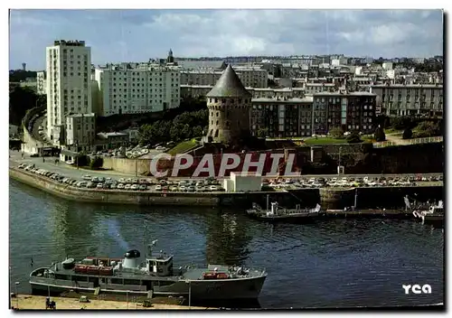 Moderne Karte En Bretagne Brest Grand Port de Guerre Tour Tanguy