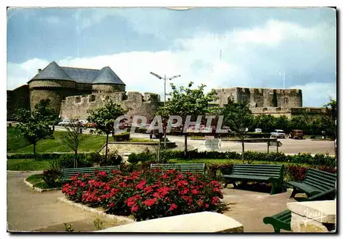 Cartes postales moderne La Bretagne Brest La Place Du Chateau