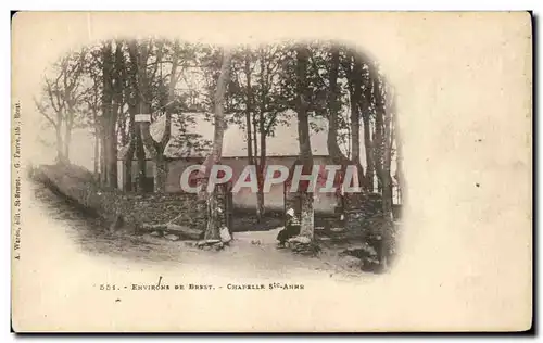 Ansichtskarte AK Environs De Brest Chapelle Ste Anne