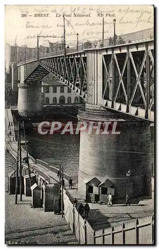 Cartes postales Brest Le Pont National