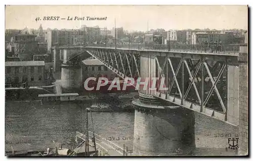 Ansichtskarte AK Brest Le Pont Tournant