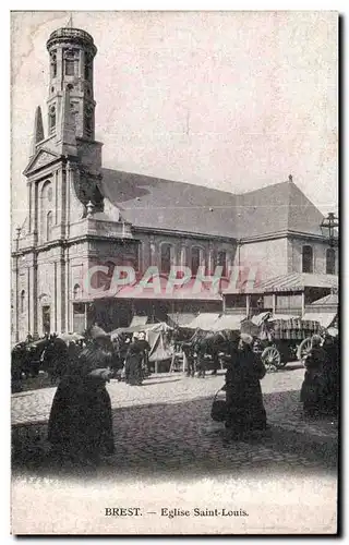 Ansichtskarte AK Brest Eglise Saint Louis