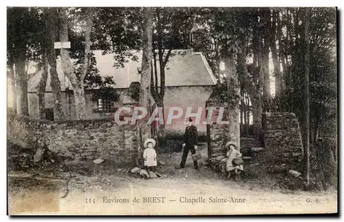 Ansichtskarte AK Environs de Brest Chapelle Sainte Anne