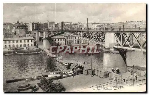 Cartes postales Brest Perspective Du Pont National