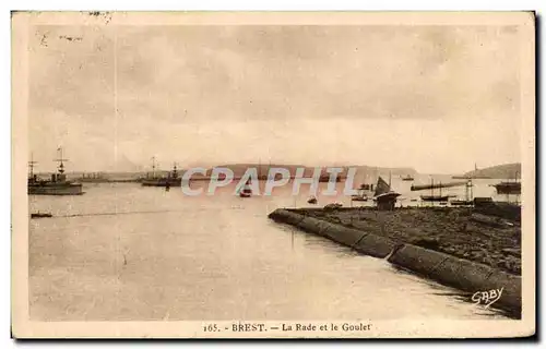 Cartes postales Brest La Rade Et Le Goulet