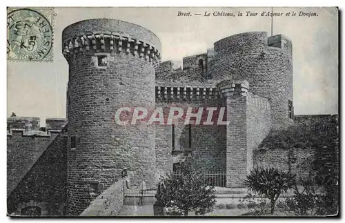 Cartes postales Brest Le Chateau La Tour d Azenor Et le Donjon