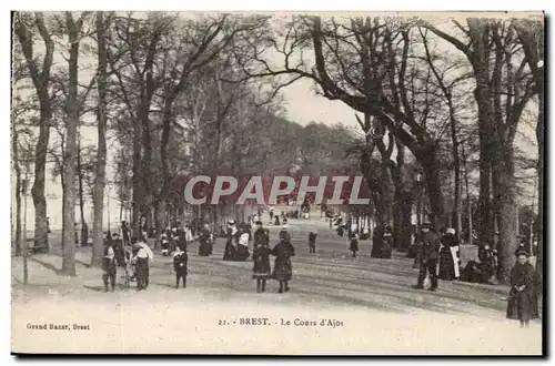 Cartes postales Brest Le Cours D Ajot