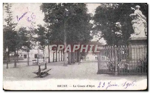 Cartes postales Brest Le Cours d Ajot