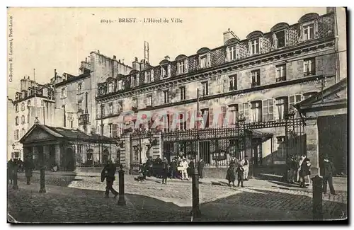 Cartes postales Brest L Hotel De Ville