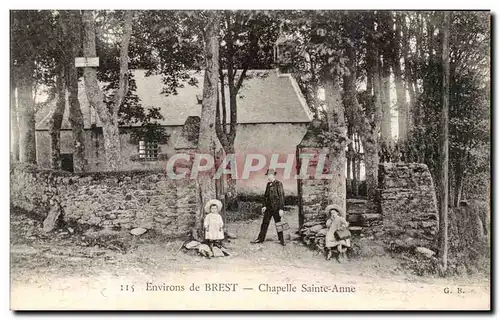 Ansichtskarte AK Environs De Brest Chapelle Sainte Anne