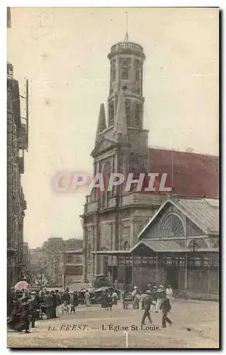 Cartes postales Brest L Eglise St Louis