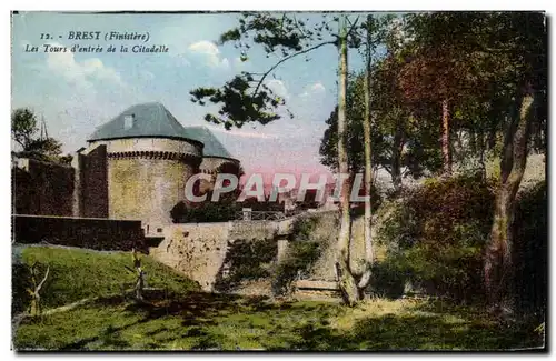 Cartes postales Brest La Tours L Entree de La Citadelle