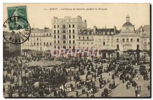 Cartes postales Brest Le Champ De Bataille Pendent La Musique