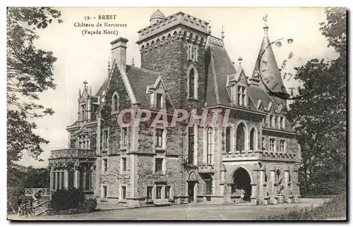 Cartes postales Brest Chateau De Kerstears