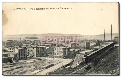 Cartes postales Brest Vue Generale Du Port de Commerce