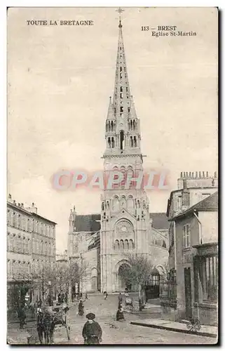 Ansichtskarte AK Brest Eglise St Martin