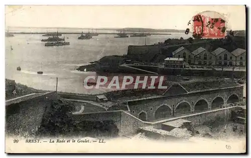 Cartes postales Brest La Rade Et Le Goulet