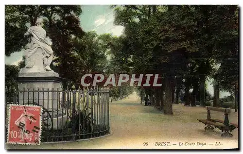 Cartes postales Brest Le Cours Dajot