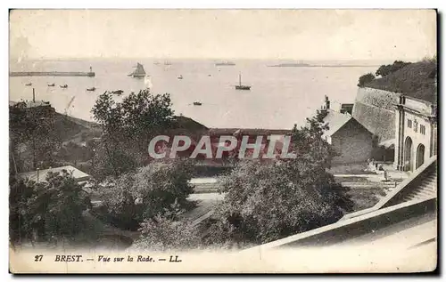 Ansichtskarte AK Brest Vue Sur La Rade