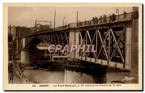 Cartes postales Brest Le Pont National