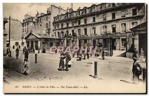 Cartes postales Brest L Hotel de Ville