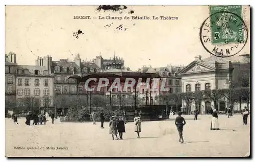 Cartes postales Brest Le Champ de Bataille Le Theatre