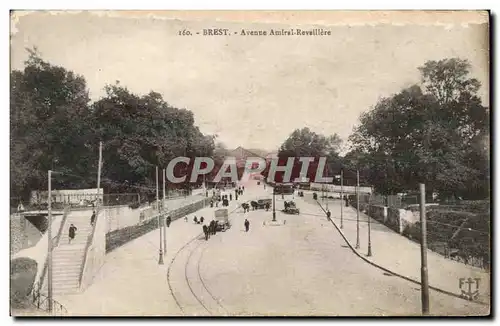 Cartes postales Brest Avenue Amiral Reveillere