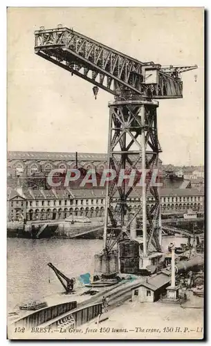 Cartes postales Brest La Grue