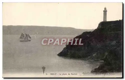 Cartes postales Brest Le Phare du Portzic