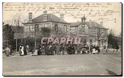 Cartes postales Brest La Gare Departementale